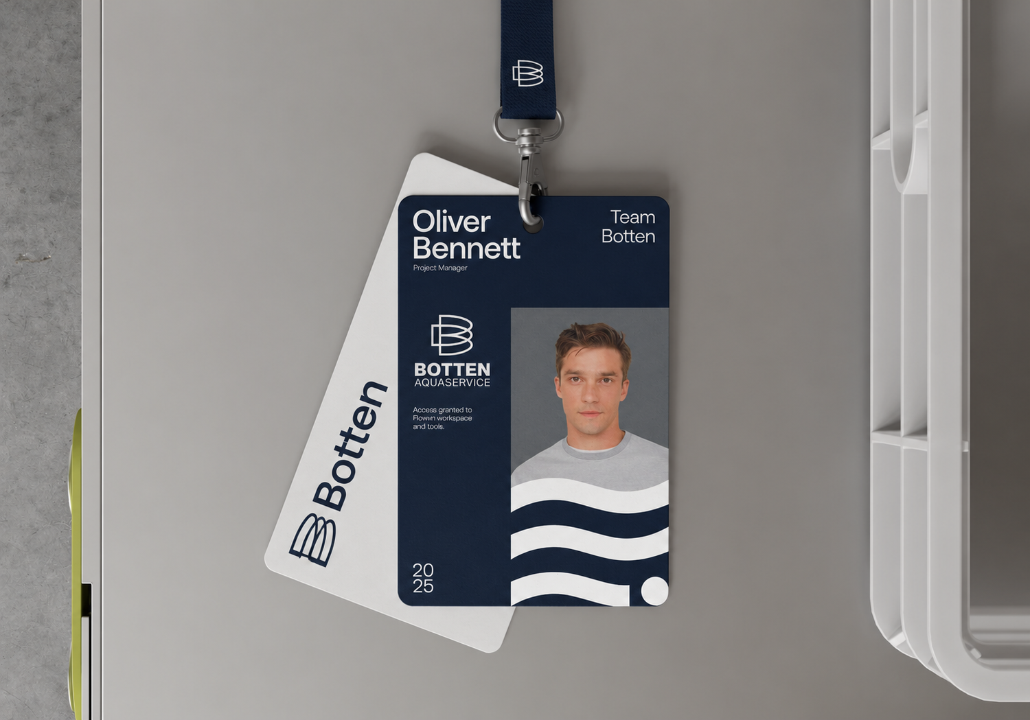 Eksempel på moderne visittkort